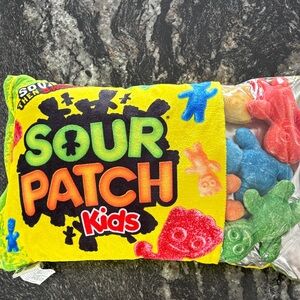 Plush Candy Pillow - Bright Yellow Multi-Color